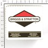 Briggs & Stratton Air Filter (6 of 272235S) 4107